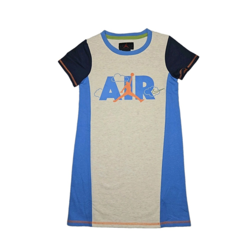 Jordan Girls' Colorblock Graphic T-Shirt Dress Size 8-10